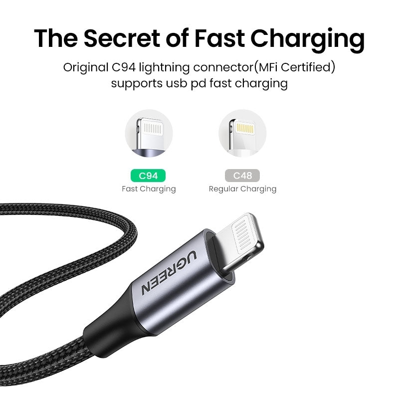 NNEDSZ 60761 USB-C to iPhone 8-pin Fast-Charging Cable 2M-3