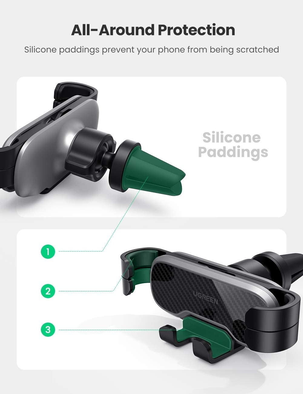 NNEDSZ Gravity Phone Holder for Car 80539-1