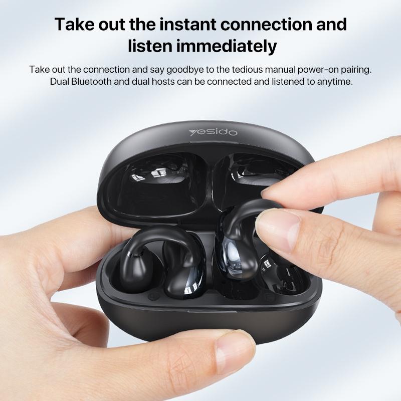 NNEDSZ Wireless Ear Clip Earphone With Bluetooth 5.3 For Air Conduction-3