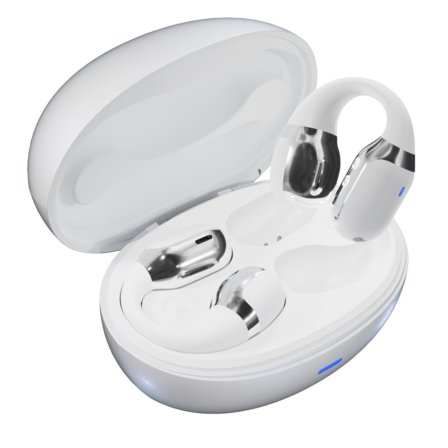 NNEDSZ Wireless Sports Bluetooth Earphones With Air Conduction - F16 Tws - Black-2