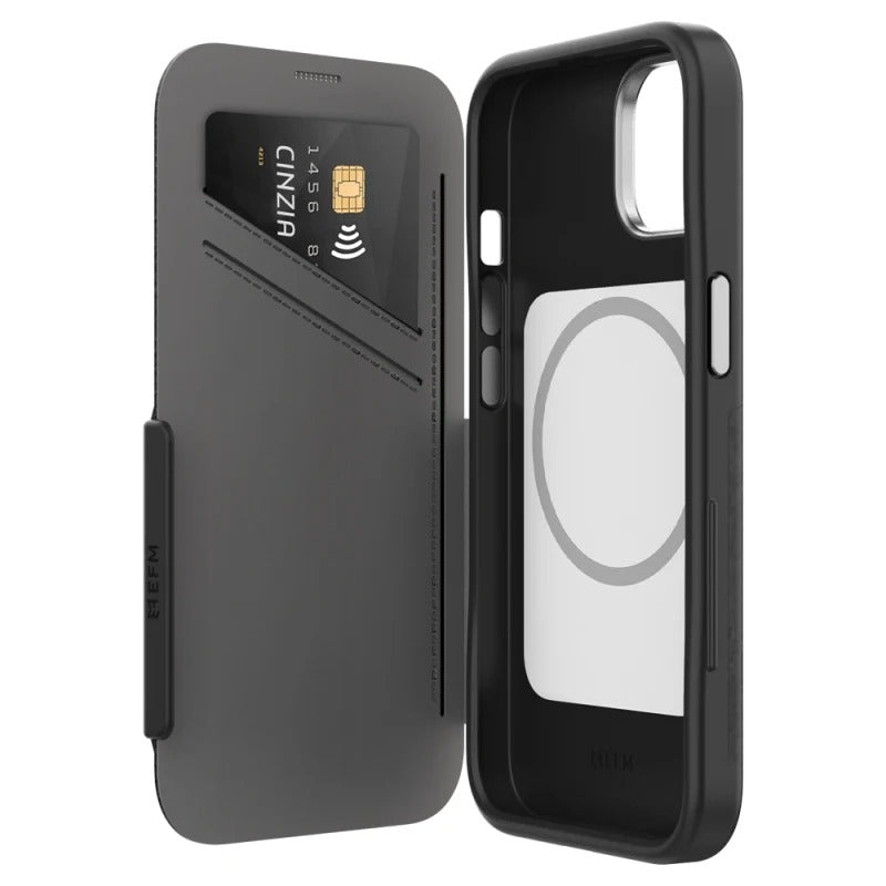 NNEDSZ EFM Monaco Case Armour with ELeather and D3O 5G Signal Plus Technology for iPhone 14 Pro / 13 Pro