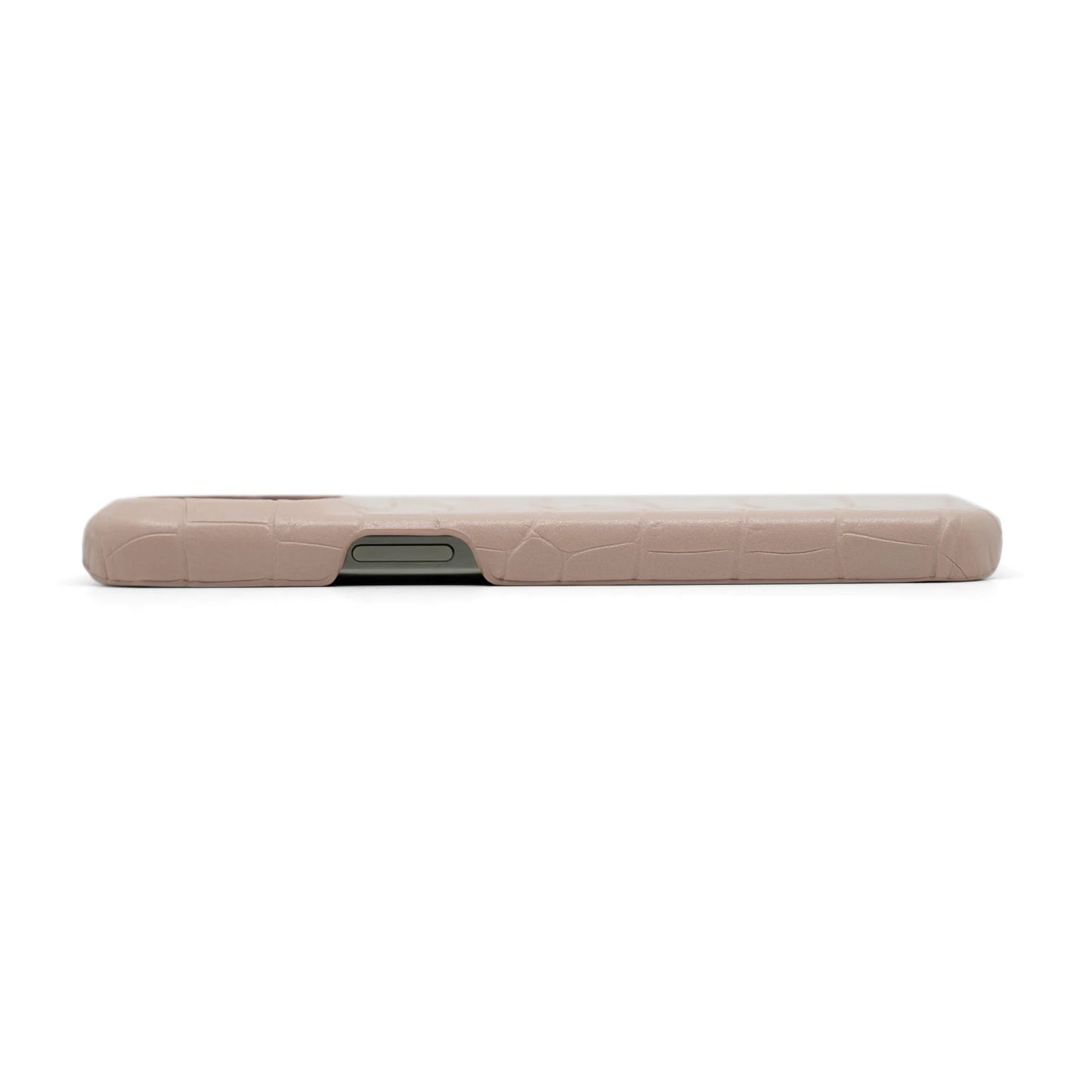 Blush Pink Crocodile Iphone Case