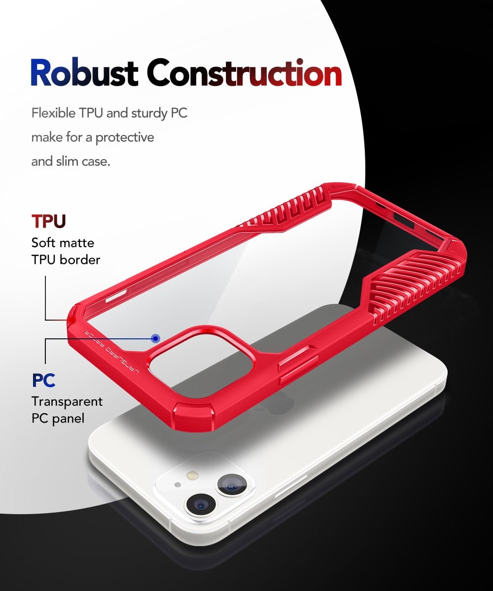 Case for iPhone 12 Mini 5.4 Inch Vanguard Armor Designed Durable Drop Protection Shockproof Phone Case for iPhone 12 Mini