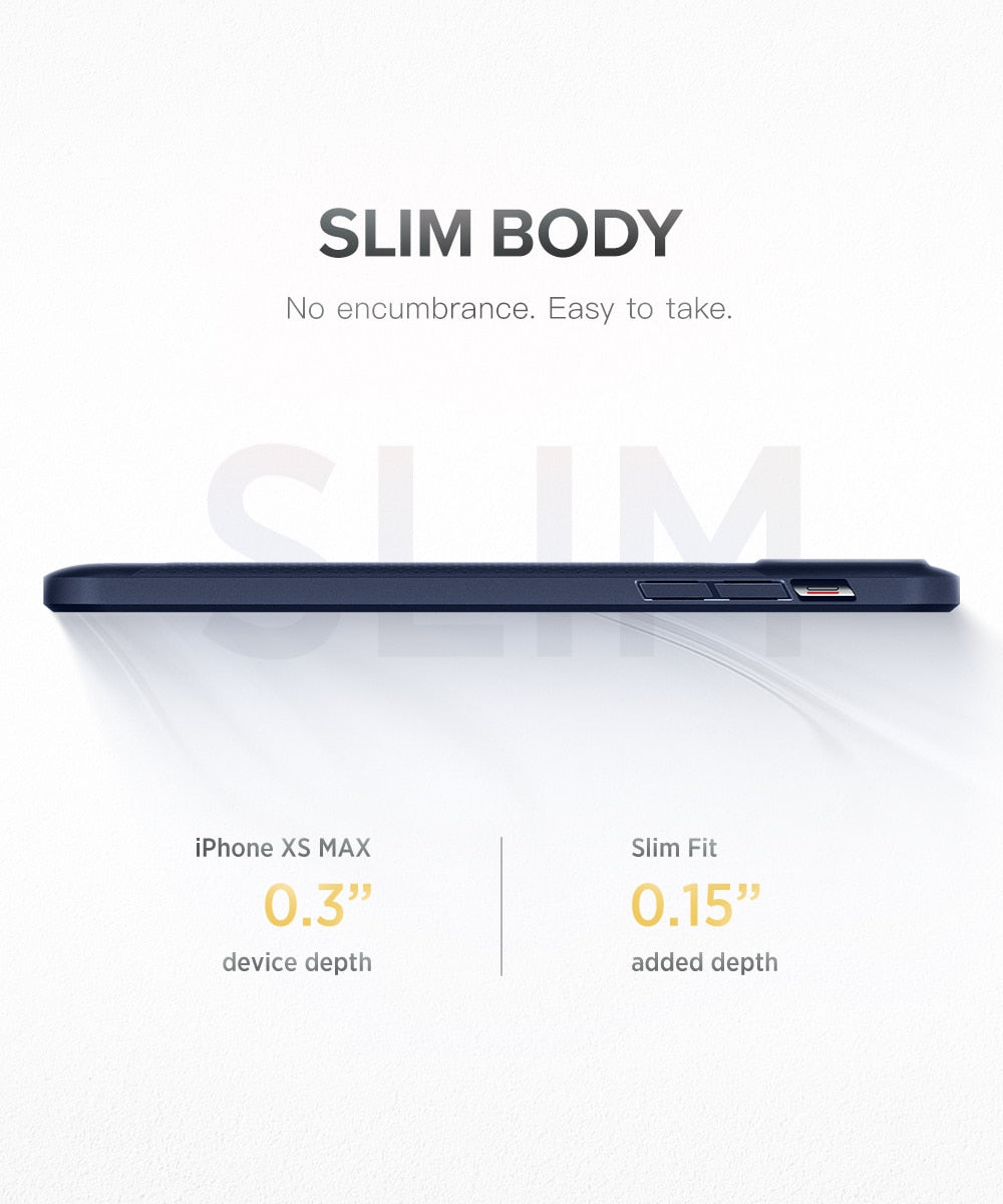 Case For iPhone Xs Max Case Anti-Slip Slim Shockproof Drop Protection Hybrid Matte Soft Phone Cover for iPhone Xs Max
