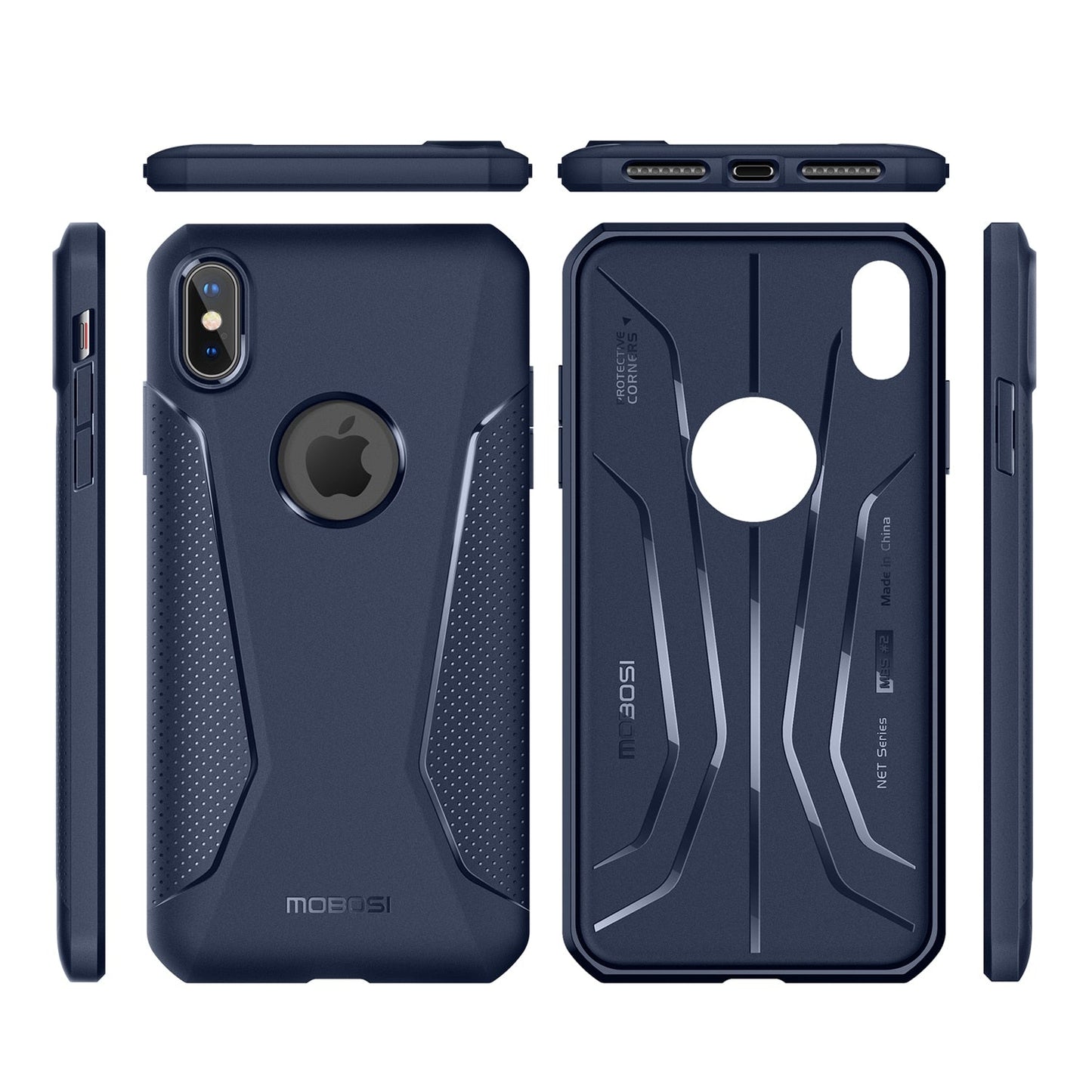 Case For iPhone Xs Max Case Anti-Slip Slim Shockproof Drop Protection Hybrid Matte Soft Phone Cover for iPhone Xs Max