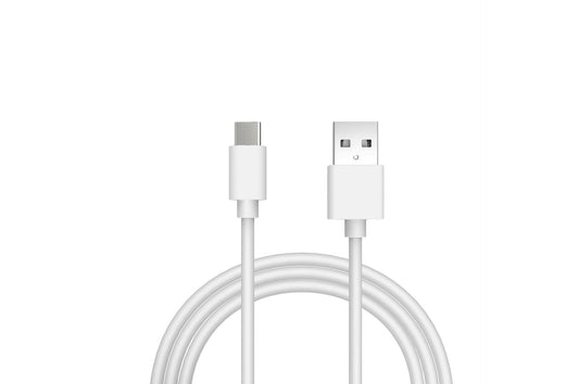 NNEKG USB C to USB A Cable IF Certified (White) (1m)-0