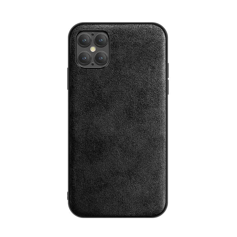 iPhone 14 Anacotte Luxeium premium microfiber suede handcraft iPhone case