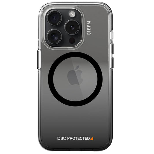 NNEDSZ EFM Aspen Case Armour with D3O BIO for iPhone 15 Pro Max - Clear/Black