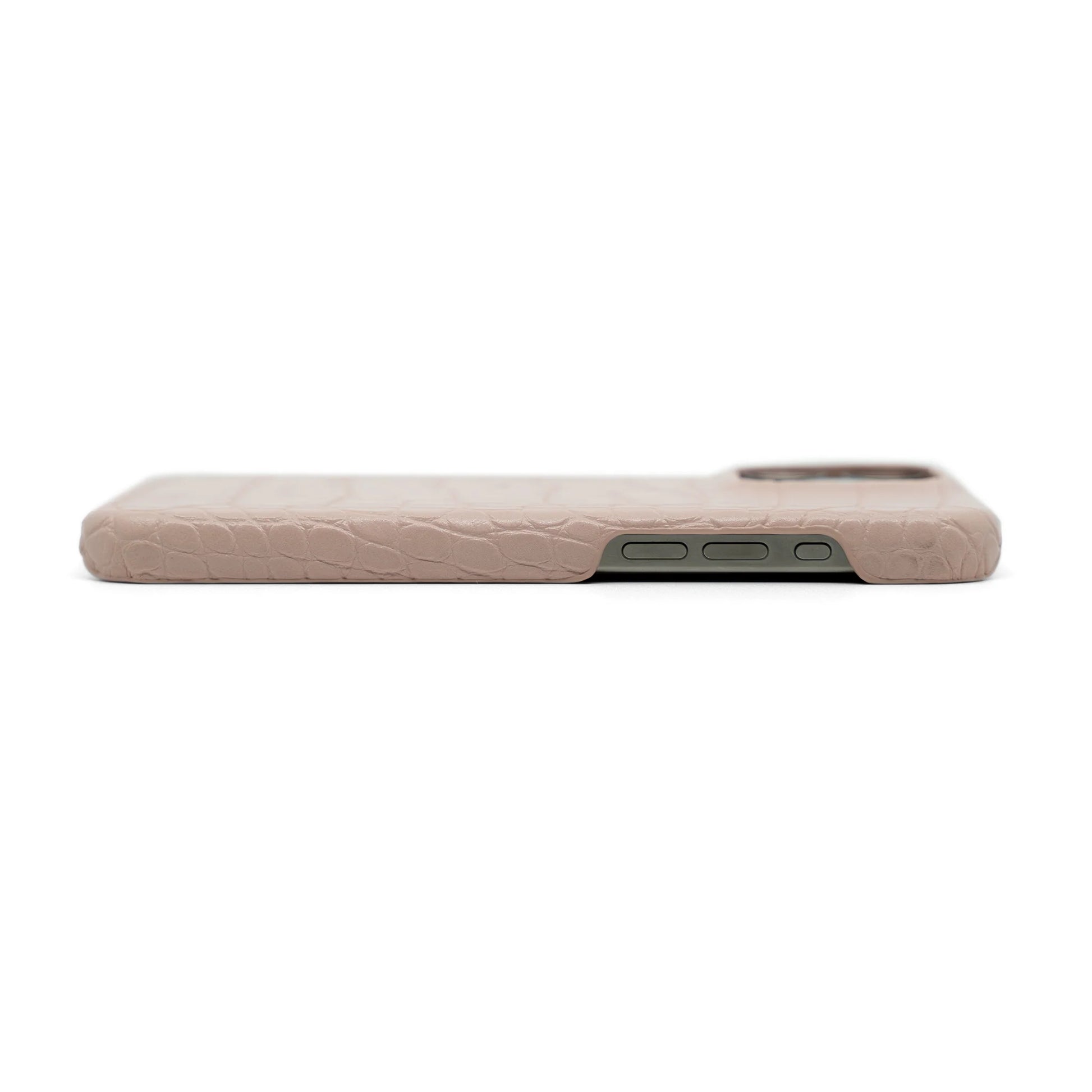Blush Pink Crocodile Iphone Case