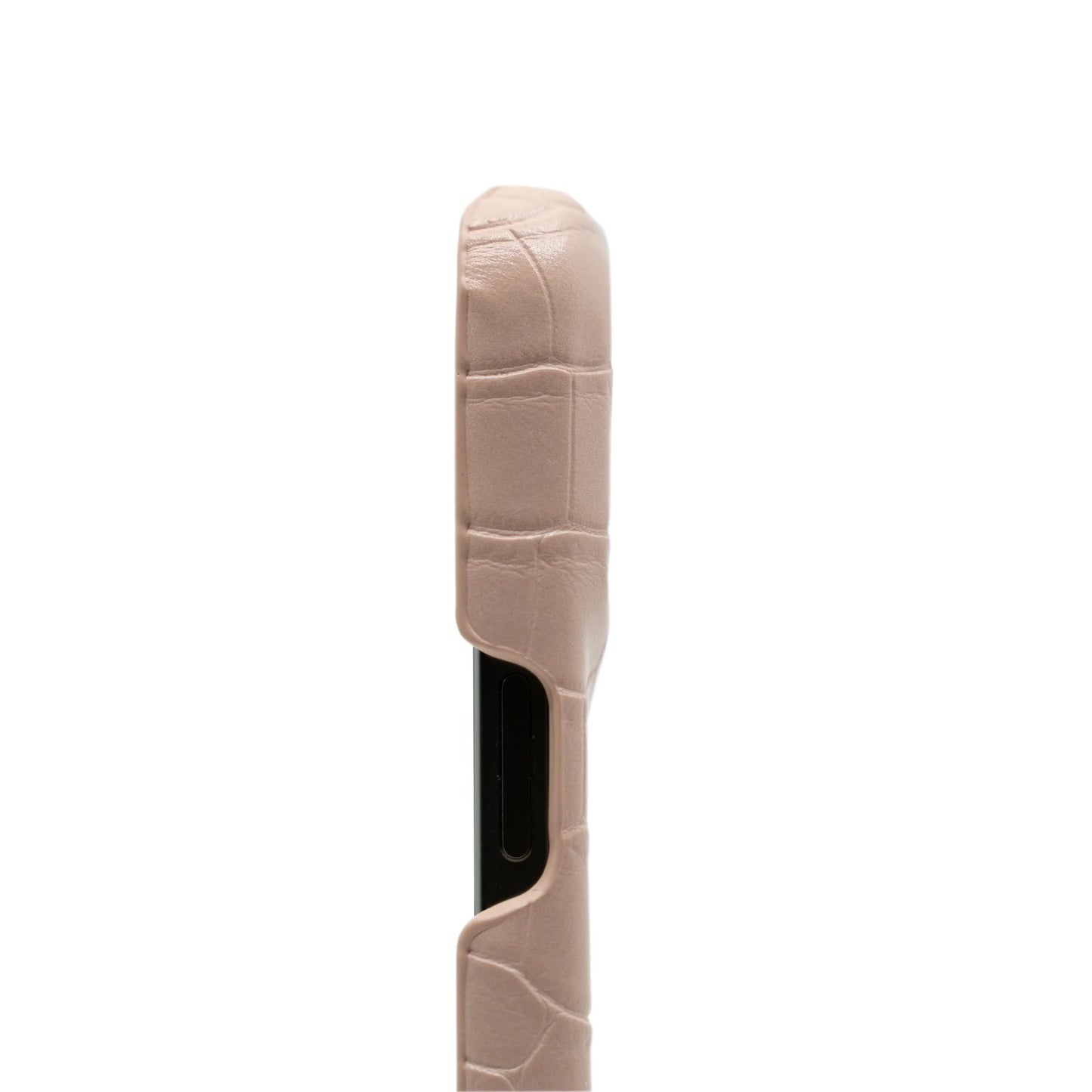 Blush Pink Crocodile Iphone Case