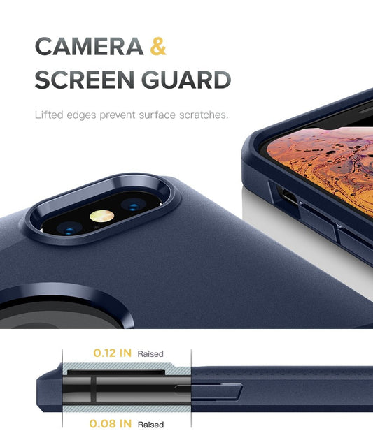 Case For iPhone Xs Max Case Anti-Slip Slim Shockproof Drop Protection Hybrid Matte Soft Phone Cover for iPhone Xs Max