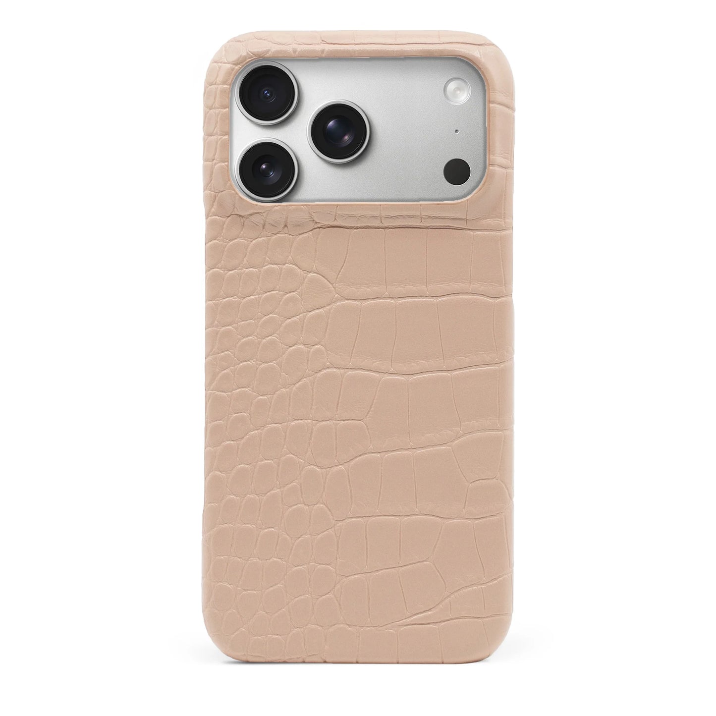 Blush Pink Crocodile Iphone Case